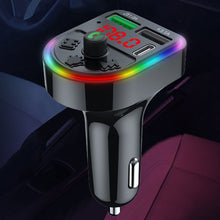 Load image into Gallery viewer, F21 Car Bluetooth 5.0 FM Transmitter Wireless Handsfree Audio Receiver MP3 Player LED 3.1A Dual USB Fast Charger Car Accessories Kit