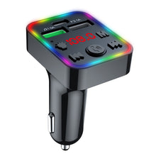 Load image into Gallery viewer, F22 Car Bluetooth 5.0 FM Transmitter Wireless Handsfree Audio Receiver MP3 Player LED 3.1A Dual USB Fast Charger Car Accessories Kit