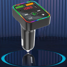 Load image into Gallery viewer, PDF2 Wireless Bluetooth 5.0 FM Transmitter Hands free Car Kit MP3 Player USB Charger