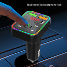 Load image into Gallery viewer, PDF2 Wireless Bluetooth 5.0 FM Transmitter Hands free Car Kit MP3 Player USB Charger