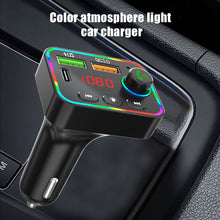 Load image into Gallery viewer, PDF4 Wireless Bluetooth 5.0 FM Transmitter Hands free Car Kit MP3 Player USB USB C Charger