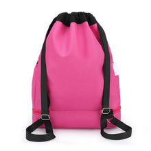 Load image into Gallery viewer, Children's Dance Backpack Shoes Little Girl Embroidery Large Capacity Drawstring Bag Ballet Latin Chinese Dance Supplies