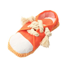 Load image into Gallery viewer, Imitation Canvas Shoes Pet Dog Bite Toy Teeth Training Molar Toys Puppy Sound Squeak Soft Chew Toy for Small Large Dogs Bite Resistant