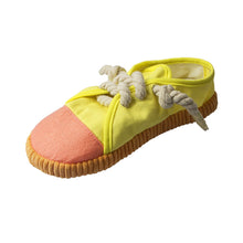 Load image into Gallery viewer, Imitation Canvas Shoes Pet Dog Bite Toy Teeth Training Molar Toys Puppy Sound Squeak Soft Chew Toy for Small Large Dogs Bite Resistant