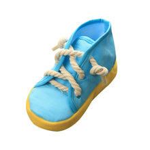 Load image into Gallery viewer, Imitation Canvas Shoes Pet Dog Bite Toy Teeth Training Molar Toys Puppy Sound Squeak Soft Chew Toy for Small Large Dogs Bite Resistant