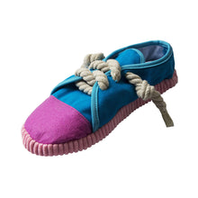 Load image into Gallery viewer, Imitation Canvas Shoes Pet Dog Bite Toy Teeth Training Molar Toys Puppy Sound Squeak Soft Chew Toy for Small Large Dogs Bite Resistant