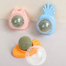 Load image into Gallery viewer, Cat Mint Ball Rotating Ball Wall Cat Toy Accessories for Cats Games Catnip Licking Snacks Mint Freshen Breath Pet Supplies