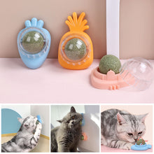 Load image into Gallery viewer, Cat Mint Ball Rotating Ball Wall Cat Toy Accessories for Cats Games Catnip Licking Snacks Mint Freshen Breath Pet Supplies