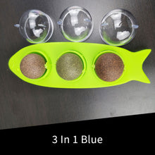 Load image into Gallery viewer, Cat Mint Ball Rotating Ball Wall Cat Toy Accessories for Cats Games Catnip Licking Snacks Mint Freshen Breath Pet Supplies