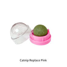 Load image into Gallery viewer, Cat Mint Ball Rotating Ball Wall Cat Toy Accessories for Cats Games Catnip Licking Snacks Mint Freshen Breath Pet Supplies