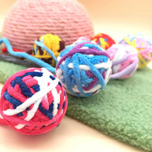 Load image into Gallery viewer, Funny Cat Toys Colorful Yarn Balls With Bell Sounding Interactive Chewing Toys For Kittens Stuffed Toys Ball Cat Supplies