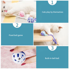Load image into Gallery viewer, Funny Cat Toys Colorful Yarn Balls With Bell Sounding Interactive Chewing Toys For Kittens Stuffed Toys Ball Cat Supplies