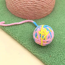 Load image into Gallery viewer, Funny Cat Toys Colorful Yarn Balls With Bell Sounding Interactive Chewing Toys For Kittens Stuffed Toys Ball Cat Supplies