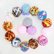 Load image into Gallery viewer, Funny Cat Toys Colorful Yarn Balls With Bell Sounding Interactive Chewing Toys For Kittens Stuffed Toys Ball Cat Supplies