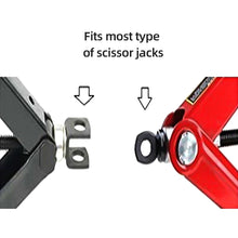 Load image into Gallery viewer, Steel 1/2Inch Car Scissor Jack Adapter Chrome Vanadium Ball Joint Rod Car Trestle Drive Impact Wrench Tool Accessories
