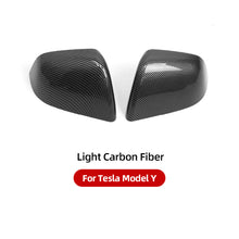 Load image into Gallery viewer, Pair Car Side Door Mirror Cover Auto Exterior Accessories Sides Rearview Cover For Tesla Model 3 Model Y 2021-2023 ABS