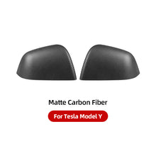 Load image into Gallery viewer, Pair Car Side Door Mirror Cover Auto Exterior Accessories Sides Rearview Cover For Tesla Model 3 Model Y 2021-2023 ABS