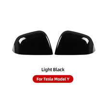 Load image into Gallery viewer, Pair Car Side Door Mirror Cover Auto Exterior Accessories Sides Rearview Cover For Tesla Model 3 Model Y 2021-2023 ABS