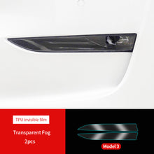 Load image into Gallery viewer, 2Pcs/4Pcs TPU Car Blackened Headlight Taillight Foglight Protective Film Headlight Tail Lamp Color Changing Films For Tesla Model 3 Y