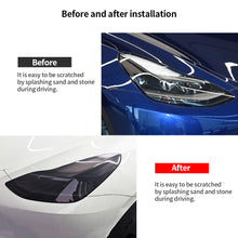 Load image into Gallery viewer, 2Pcs/4Pcs TPU Car Blackened Headlight Taillight Foglight Protective Film Headlight Tail Lamp Color Changing Films For Tesla Model 3 Y