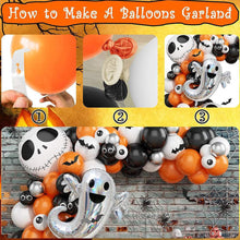 Load image into Gallery viewer, Halloween Pumpkin Ghost Balloons Decorations Spider Foil Balloons Inflatable Toys Bat Globos Halloween Party Supplies Kids Toys