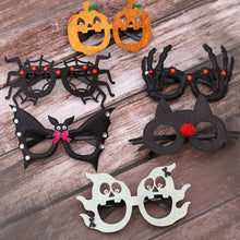 Load image into Gallery viewer, Halloween Glasses Horns Clown Spider Pumpkin Glasses Christmas Party Photo Prop Decoration Hoilday Funny Masquerade Party Supplies