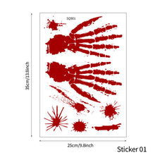 Load image into Gallery viewer, Halloween Party Plastic Blood Knife Tools Set Horror Spooky Haunted House Hanging Knife Garland Banner Sticker Background Decoration