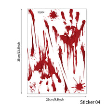 Load image into Gallery viewer, Halloween Party Plastic Blood Knife Tools Set Horror Spooky Haunted House Hanging Knife Garland Banner Sticker Background Decoration