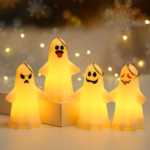 Load image into Gallery viewer, Halloween Ghost Night Light Battery Operated Hanging Night Light for Halloween Party Props Garden Party Decor Supplies