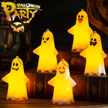Load image into Gallery viewer, Halloween Ghost Night Light Battery Operated Hanging Night Light for Halloween Party Props Garden Party Decor Supplies