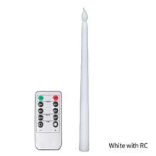 Load image into Gallery viewer, LED Flameless Pointed Candle Light Electronic Candles Battery Powered Long Candle Light for Party Wedding Christmas Event Halloween
