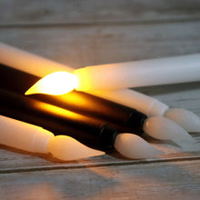 Load image into Gallery viewer, LED Flameless Pointed Candle Light Electronic Candles Battery Powered Long Candle Light for Party Wedding Christmas Event Halloween