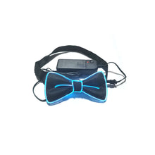 Load image into Gallery viewer, Glow in the Dark LED Bow Tie Luminous Flashing Necktie For Birthday Party Wedding Christmas Decoration Halloween Cosplay Costume