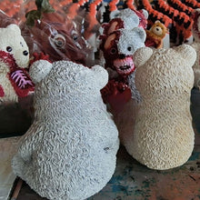 Load image into Gallery viewer, Resin Halloween Bear Plush Horror Bear Ornament Halloween Bloody Bear Halloween Party Home Garden Decoration