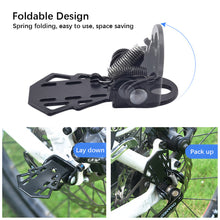 Load image into Gallery viewer, 1 Pair Bike Rear Fold Pedal Road Manganese Steel Folding Footrests Rear Wheel Manned Bicycle Foot Pedal Cycling Accessories