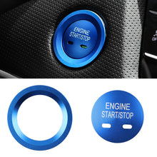 Load image into Gallery viewer, 2Pcs Car Start Ignition Engine Start Stop Button Ring Cover Trim Sticker For Cadillac XT5 CT6 SRX CTS XTS Button Decoration Switch Accessories