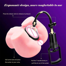 Load image into Gallery viewer, 130mm Manual Pussy Pump Vagina Clitoris Sucker Women Breast Massage Nipple Stimulator Enlarge Vacuum Pump Cover Adult Sex Toys