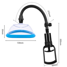 Load image into Gallery viewer, 130mm Manual Pussy Pump Vagina Clitoris Sucker Women Breast Massage Nipple Stimulator Enlarge Vacuum Pump Cover Adult Sex Toys