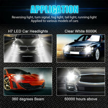 Load image into Gallery viewer, 1PC H7/H4 LED Car Fog Light Bulbs Headlight High/Low Beam Super Bright DRL Lamp 6000K White 12V