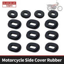 Load image into Gallery viewer, 12Pcs Rubber Motorcycle Side Cover Grommets Pads Fairing Bolts Goldwing for Honda CG125 CB 100 550K 550F 750F CB125S CL XL 100 125 SL