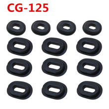 Load image into Gallery viewer, 12Pcs Rubber Motorcycle Side Cover Grommets Pads Fairing Bolts Goldwing for Honda CG125 CB 100 550K 550F 750F CB125S CL XL 100 125 SL