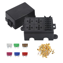 Load image into Gallery viewer, 4 Relay Holder Free Combination Auto For Car Truck 6Way Fuse Holder Circuit Standard Fuse Relay Holder 12V 24V 40A Relay