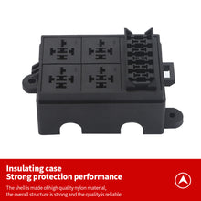 Load image into Gallery viewer, 4 Relay Holder Free Combination Auto For Car Truck 6Way Fuse Holder Circuit Standard Fuse Relay Holder 12V 24V 40A Relay