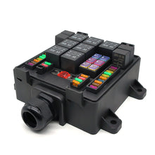 Load image into Gallery viewer, Multi-way Car Lighting Audio Modification Control Terminal Recreation Relay Socket Box Blade Fuse Holder Automotive RV