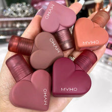 Load image into Gallery viewer, Love Heart Matte Liquid Lipstick Not Easy To Stick To Cup Velvet Mist Lip Glaze for Women Liquid Lip Gloss Cosmetics