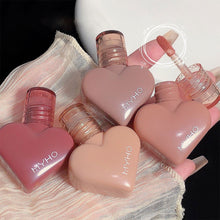 Load image into Gallery viewer, Love Heart Matte Liquid Lipstick Not Easy To Stick To Cup Velvet Mist Lip Glaze for Women Liquid Lip Gloss Cosmetics