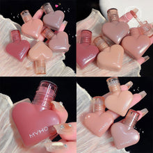 Load image into Gallery viewer, Love Heart Matte Liquid Lipstick Not Easy To Stick To Cup Velvet Mist Lip Glaze for Women Liquid Lip Gloss Cosmetics