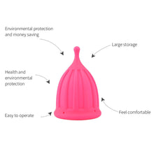 Load image into Gallery viewer, Silicone Menstrual Cup Reusable Women's Hygiene Menstrual Cup Feminine Hygiene Menstrual Cup Health Care