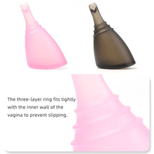 Load image into Gallery viewer, Repeated Use of Monthly Cup In Women's Menstrual Period To Prevent Side Leakage and Drain Reusable Women Menstrual Cup