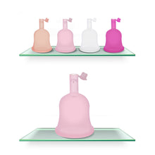 Load image into Gallery viewer, Reusable Menstrual Cup Period Medical Silicone Menstrual Cup Silicone Cup Flap Excretable Women Menstrual Cup